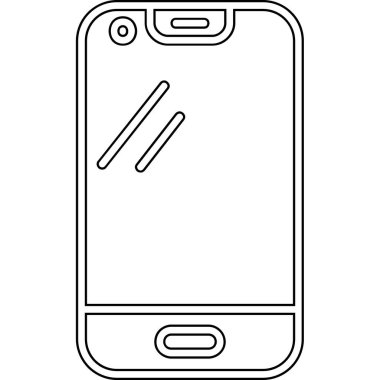 smartphone with blank screen vector illustration design
