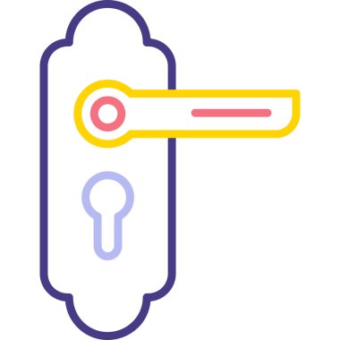 Anahtar. Web simgesi basit illüstrasyon