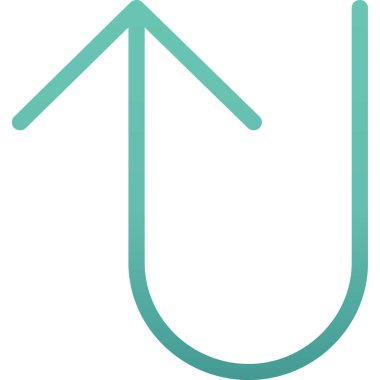 ok aşağı ok simgesi dış hat biçiminde