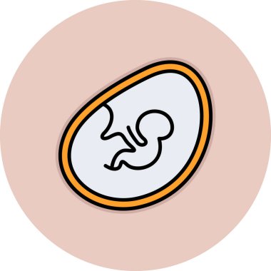 bebek ikonu vektör illüstrasyonu