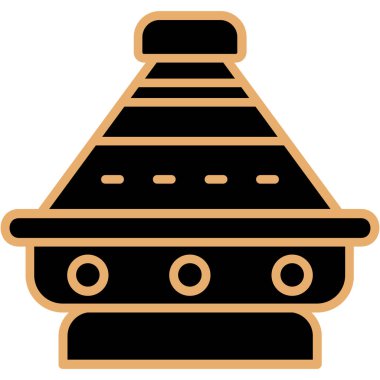 Noel çanı. Web simgesi basit tasarım