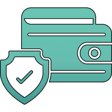 Güvenlik sistemi simgesi vektör illüstrasyon tasarımı