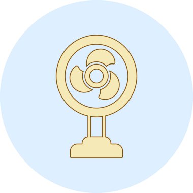 fan simgesi vektör illüstrasyonu