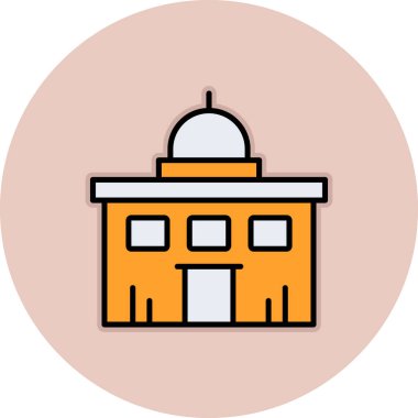 vektör üniversite simgesi illüstrasyonu