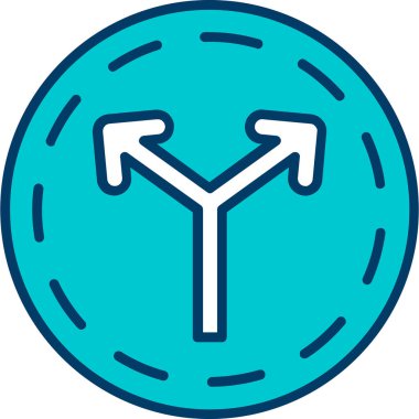 Ok. Web simgesi basit illüstrasyon