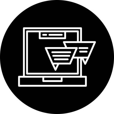 çevrimiçi alışveriş simgesi, vektör illüstrasyonu