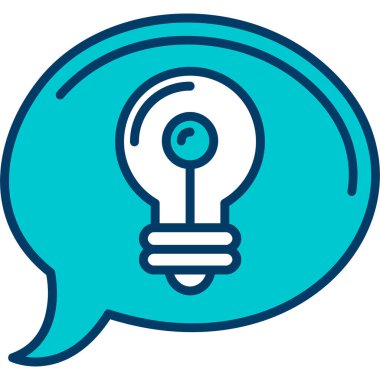 chat web icon simple illustration