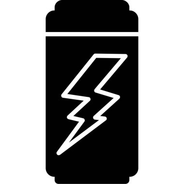 Pil. Web simgesi basit illüstrasyon