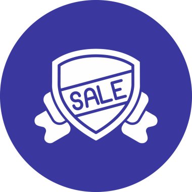 Satış. Web simgesi basit illüstrasyon