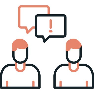 iş ve ofis simgesi vektör illüstrasyonu