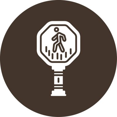 Benzersiz yol kabartma vektör simgesi