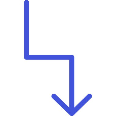 Exchange okları vektör simge kontur