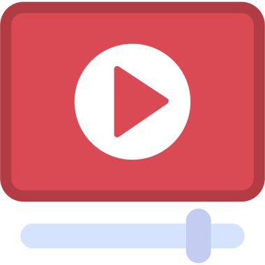 Çokluortam düz renkli simge kullanmaya hazır.