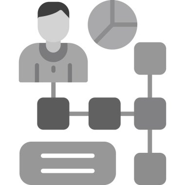 ağ paylaşım simgesi, bağlantı konsepti vektör illüstrasyonu