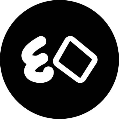 Kişisel ve ticari konseptin vektör illüstrasyon simgesi