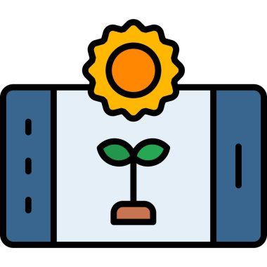 Enerji ekolojisi enerji simgesi - özet biçimi