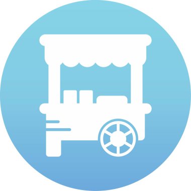 araba simgesi vektör illüstrasyonu