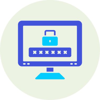 Bilgisayar. Web simgesi basit illüstrasyon