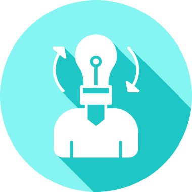 Ampul. Web simgesi vektör illüstrasyonu