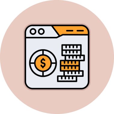 Paranın vektör simgesi