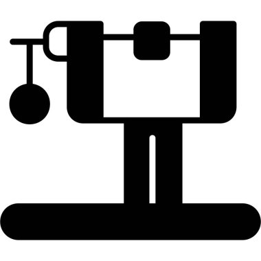 Fitness egzersiz ikonu katı stil