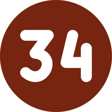 25 3 kabartma vektör simgesi