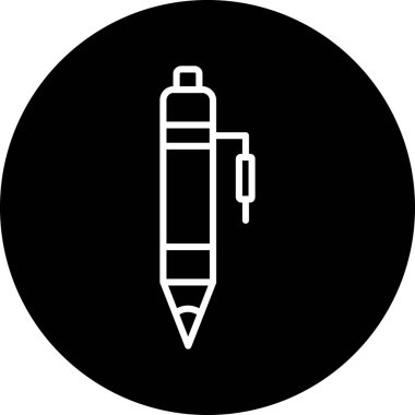 Kalem. Web simgesi basit tasarım