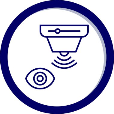 cctv simgesinin vektör illüstrasyonu