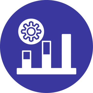 Modern bir simgenin vektör illüstrasyonu