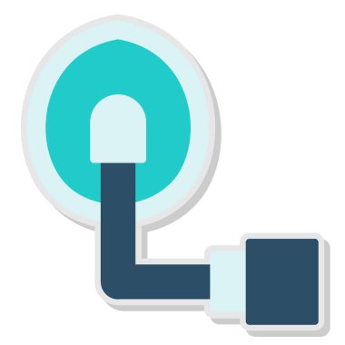 konum navigasyon haritası simgesi doldurulmuş ana hat biçimi