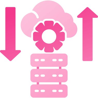 Vektör simgesi bir bulut