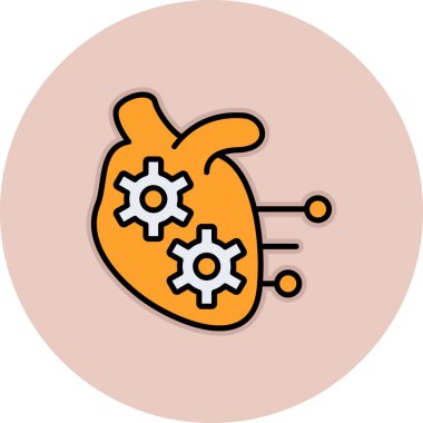 vites vektör illüstrasyonlu kalp