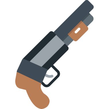 Silah. Web simgesi basit illüstrasyon