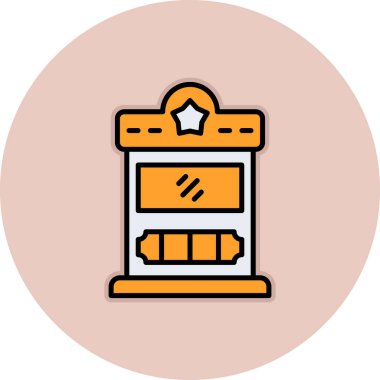 Modern bir simgenin vektör illüstrasyonu