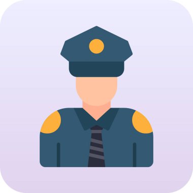 officer icon vector illustration