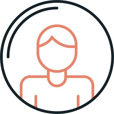 Bir adamın vektör illüstrasyonu