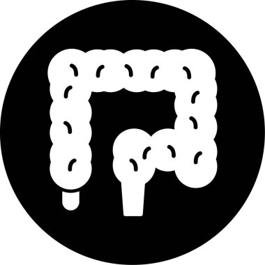 Tek bir harf simgesinin vektör illüstrasyonu