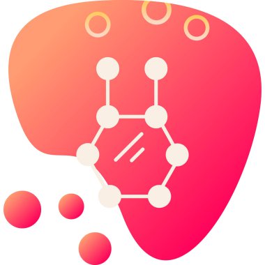 Beyin. Web simgesi basit illüstrasyon