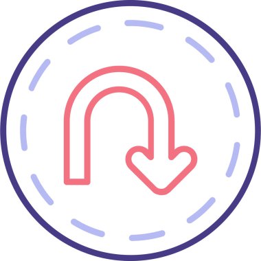 Ok. Web simgesi basit illüstrasyon