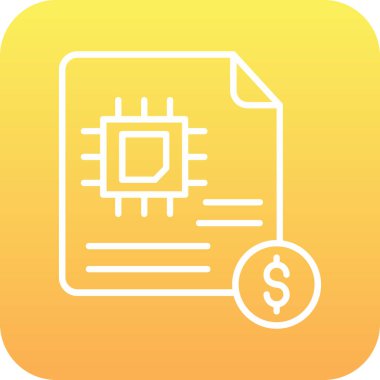 Dolar simgesi vektör illüstrasyonu