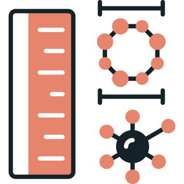 Bilim simgesi vektör illüstrasyonu