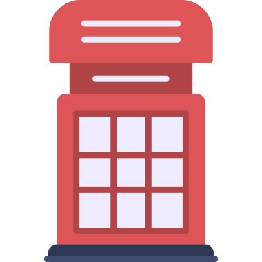 Ofis Binası renkli vektör simgesi