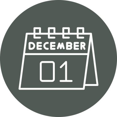 Takvim simgesi tasarımı, vektör illüstrasyonu