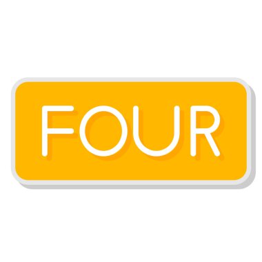 4 numaralı sarı etiket düğmesi