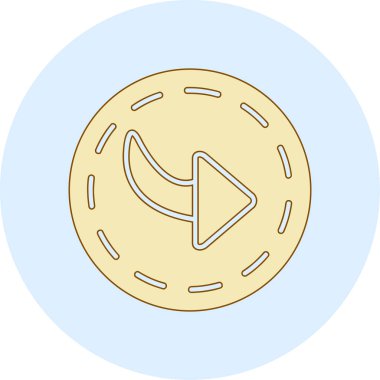 Modern b 'nin vektör illüstrasyonunda yiyecek ikonu yok