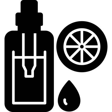 Şişe. Web simgesi basit illüstrasyon