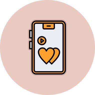 mobil simge vektör illüstrasyonu