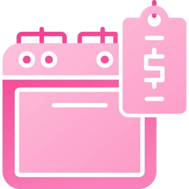 Takvim. Web simgesi basit illüstrasyon