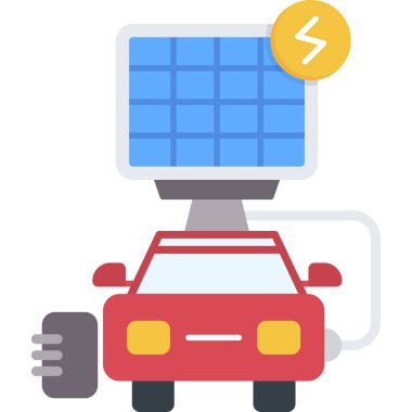 araba elektrik yükleme simgesi