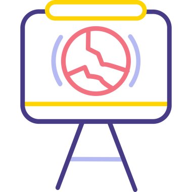 Saat simgesi vektör illüstrasyonu